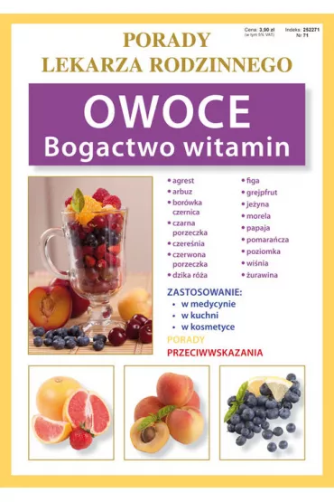 Porady lek. rodzinnego. Owoce Bogactwo witamin - Anna Kubanowska