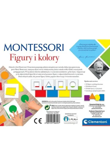 Montessori. Figury i kolory Clementoni