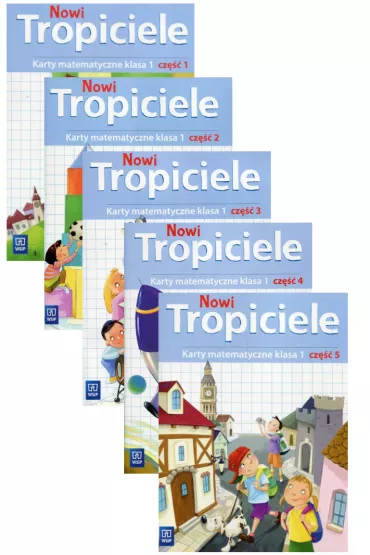 Nowi Tropiciele. Edukacja wczesnoszkolna. Matematyka. Cz�� 1-5. Klasa 1 - El�bieta Burakowska