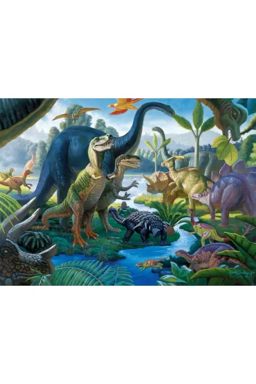Puzzle 100 el. XXL Kraina gigant�w Ravensburger
