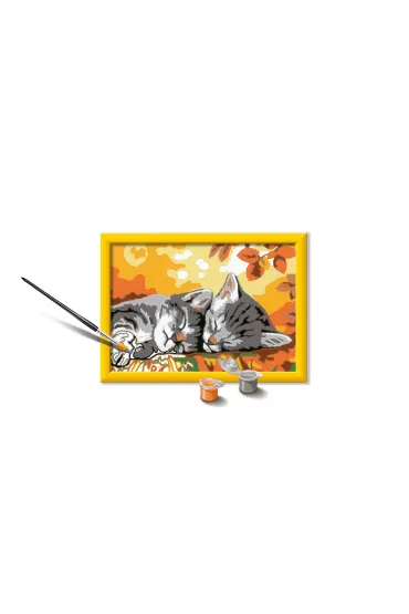 Malowanie po numerach CreArt - Jesienne kotki Ravensburger
