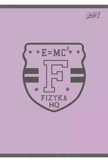 St. Majewski Zeszyt A5 laminowany Fizyka - �ciaga kratka 60 kartek