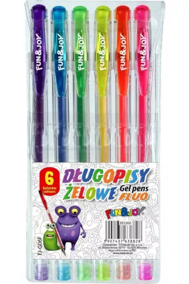 Titanum D�ugopisy �elowe fluo 6 szt.