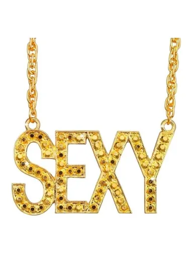 Naszyjnik z napisem Sexy