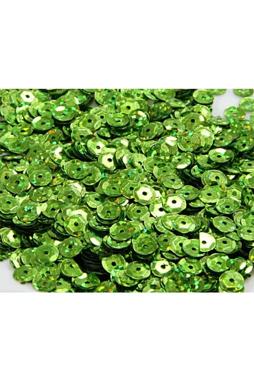 CEKINY 8MM/15GRAM SELEDYNOWY BROKAT