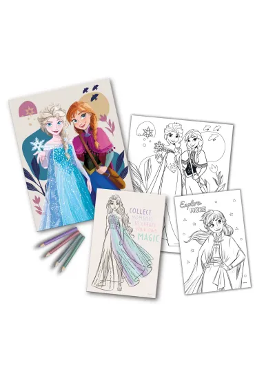 KIDS EUROSWAN Zestaw do kolorowania Bumper Kraina Lodu Frozen FR50023