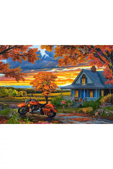 Puzzle 500 el. Autumn Ride Castorland