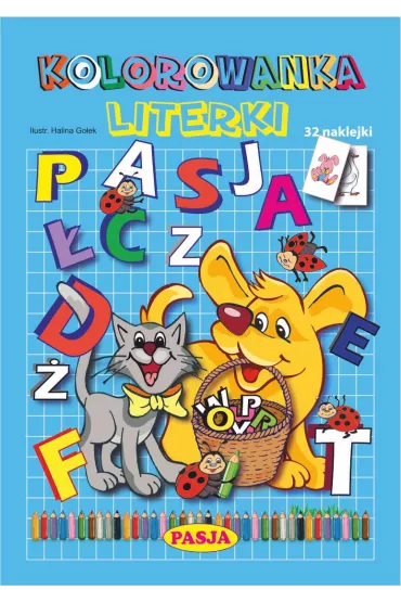 Kolorowanka literki - Halina Go�ek