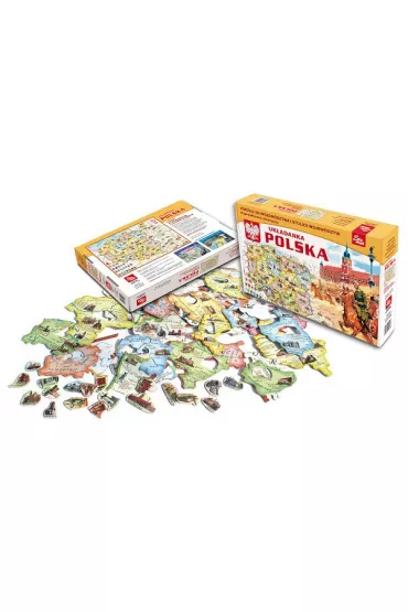 Puzzle Uk�adanka Polska Edumal