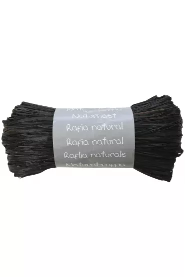 Maildor Rafia naturalna kolor Czarny 50 g