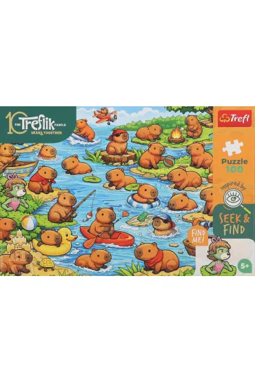 Puzzle 100el Kapibary TREFL 16586