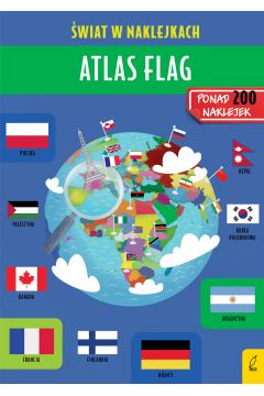 Atlas flag. wiat w naklejkach