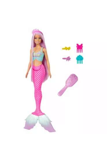 Barbie. Syrenka Lalka D�ugie w�osy HRR00 Mattel