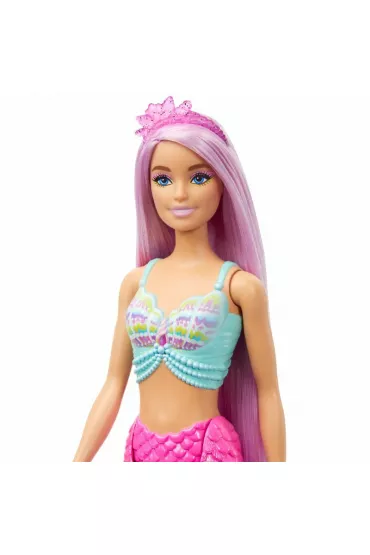 Barbie. Syrenka Lalka D�ugie w�osy HRR00 Mattel