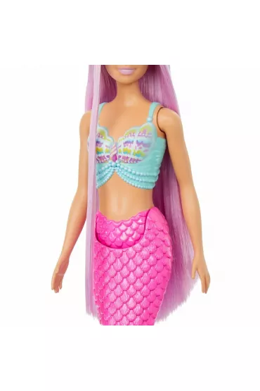 Barbie. Syrenka Lalka D�ugie w�osy HRR00 Mattel