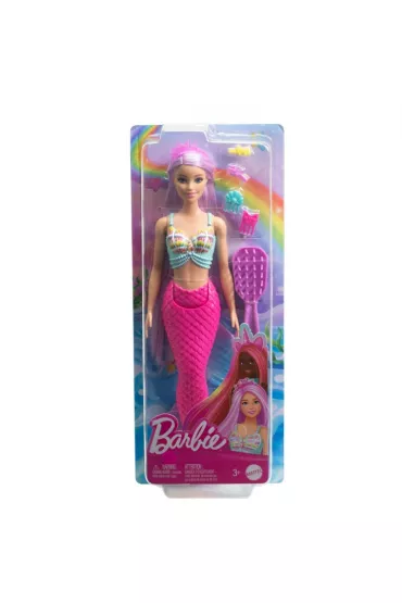 Barbie. Syrenka Lalka D�ugie w�osy HRR00 Mattel
