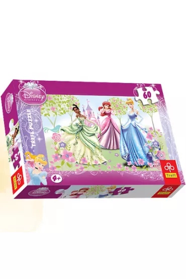 Puzzle 60 el. Ksi�niczki Spacer po ogrodzie 17191 Trefl