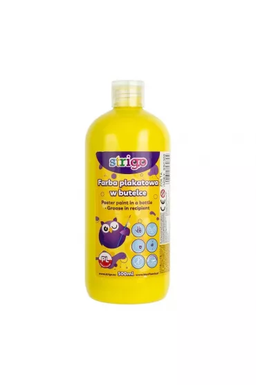 Strigo Farba plakatowa w butelce ��ta 500 ml
