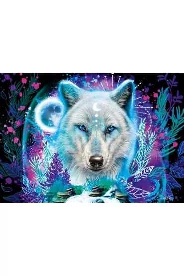 Puzzle 1000 el. Sheena Pike Arktyczny wilk Schmidt - Sheena  Pike