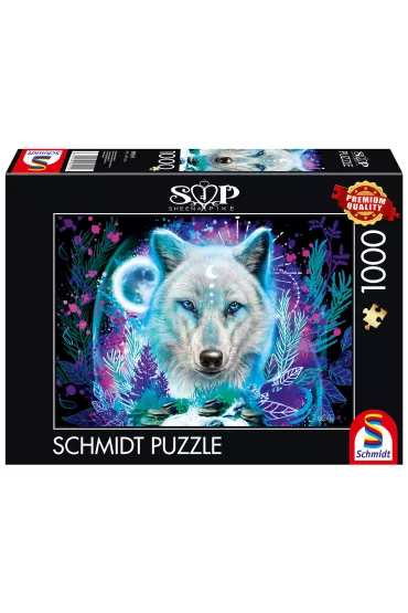 Puzzle 1000 el. Sheena Pike Arktyczny wilk Schmidt - Sheena  Pike
