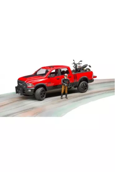 Dodge RAM 2500 Power Wagon z Ducati Desert Sled i figurk�