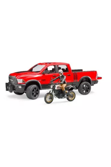 Dodge RAM 2500 Power Wagon z Ducati Desert Sled i figurk�