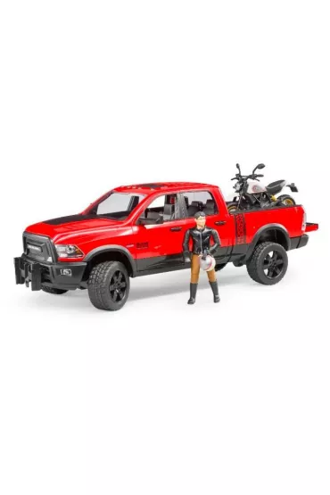 Dodge RAM 2500 Power Wagon z Ducati Desert Sled i figurk�