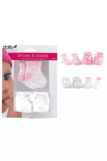 Akcesoria r�owe buty i skarpetki * Dolls World
