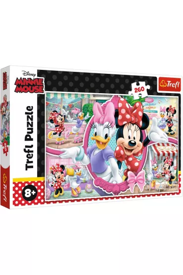 Puzzle 260 el. Weso�y dzie� Minnie Trefl
