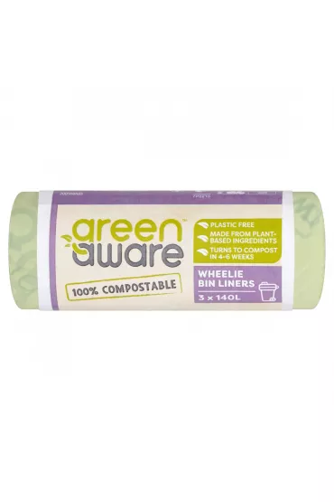 Greenaware Kompostowalne worki na odpady spo�ywcze, 140 L 3 szt.