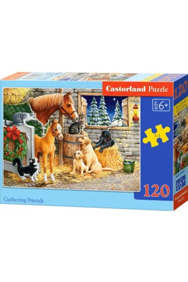 Puzzle 120 el. Zebranie przyjaci� Castorland