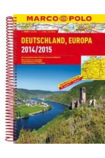 Niemcy atlas samochodowy 1:300 000 2014-15 (spirala)