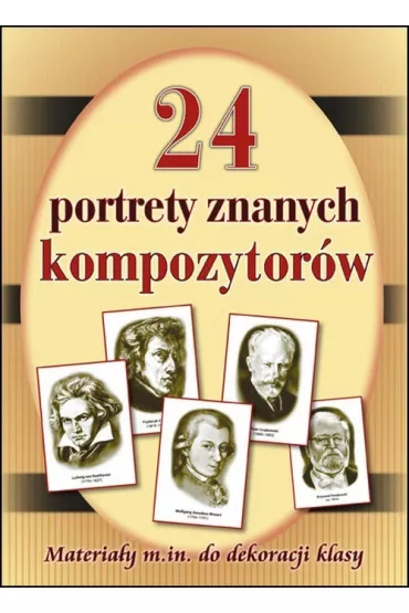 24 portrety znanych kompozytor�w Teczka