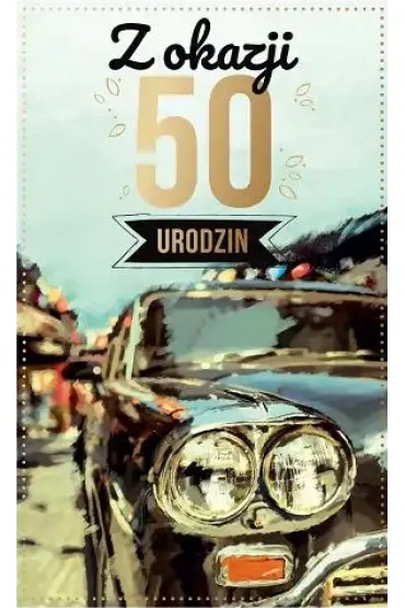 AbCard Kartka okoliczno�ciowa Urodziny 50 P06