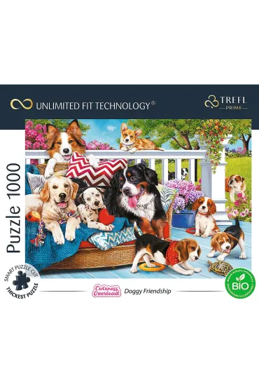 Puzzle 1000 el. Doggy Friendship Trefl