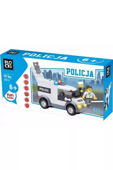 KLOCKI BLOCKI POLICJA 85EL-ICOM