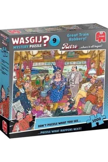 Puzzle 1000 Wasgij Jumbo Retro napad na poci�g Tm Toys