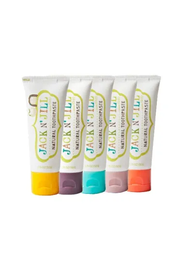Jack Njill Jack N' Jill, Naturalna pasta do z�b�w bez fluoru dla dzieci, 6m+ 50 g