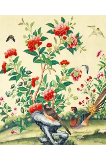 Museums & Galleries Karnet Study of flowers and bird z kopert�