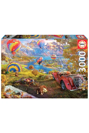 Puzzle 3000 el. Start balon�w Educa