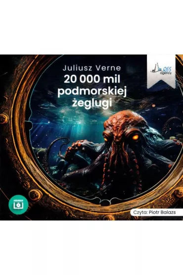 Audiobook DWADZIE�CIA TYSI�CY MIL PODMORSKIEJ �EGLUGI CD - Juliusz Verne