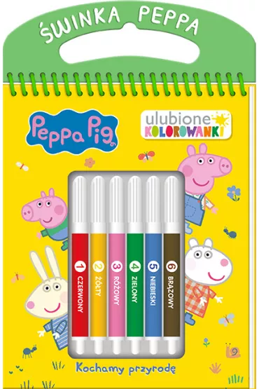 Kochamy przyrod�. Ulubione kolorowanki. Peppa Pig