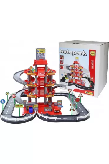 Wader-Polesie 44723 Parking 4 - poziomowy z drog� i samochodami