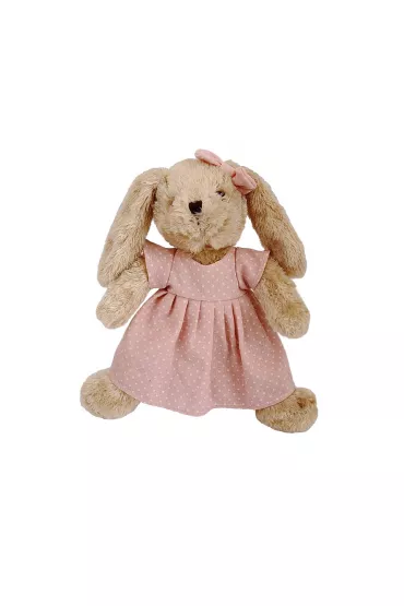 Pluszak Kr�lik Rosalie w r�owej sukience 30 cm Beppe