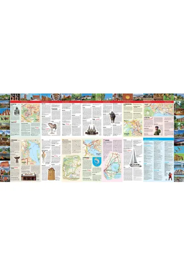 Mazury i Warmia. Laminowana mapa i przewodnik 2w1