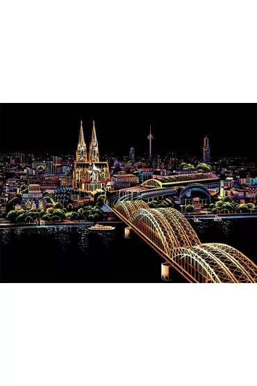 Twoje Hobby Cologne Cathedral. Magiczna zdrapka - wydrapywanka 40.0 x 28.5 cm
