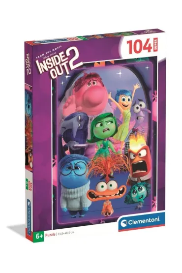 Puzzle 104 Inside Out 2 Clementoni