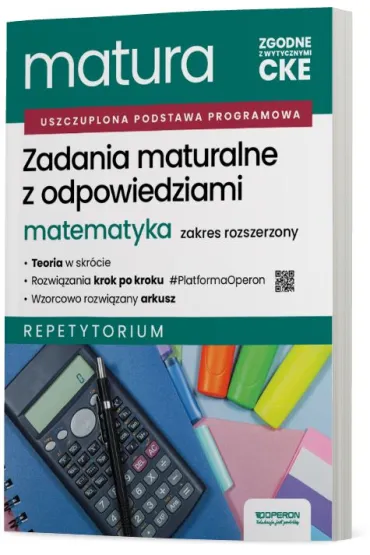 Matura 2026. Matematyka. Zadania maturalne z odpowiedziami. Repetytorium. Zakres rozszerzony - Adam Konstantynowicz, Anna Konstantynowicz, Ma�gorzata Paj�k