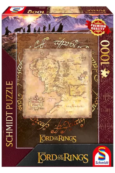 Puzzle 1000 el. PQ W�adca Pier�cieni: �r�dziemie Schmidt