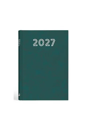 Terminarz 2027 A5 standard zielony - pr zb
